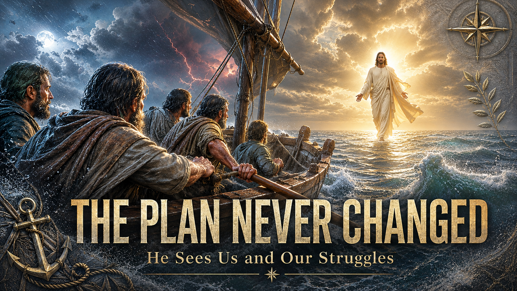 The Plan Never Changed - He Sees Us and Our Struggles