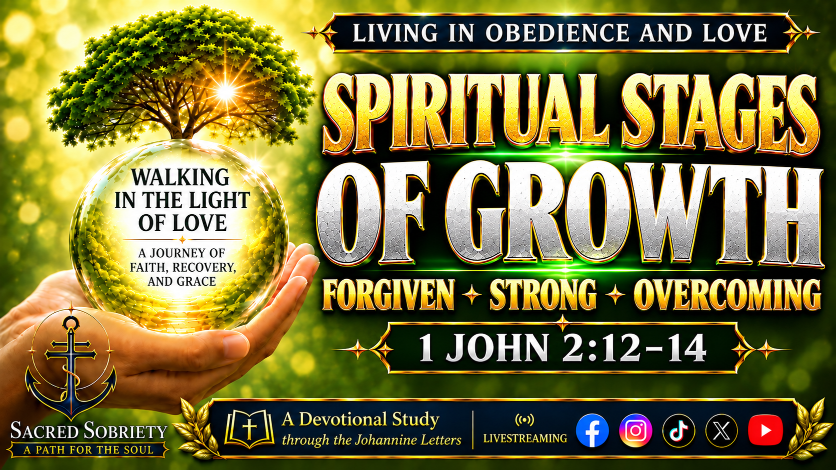 Spiritual Stages of Growth: 1 John 2:12-14 Devotional